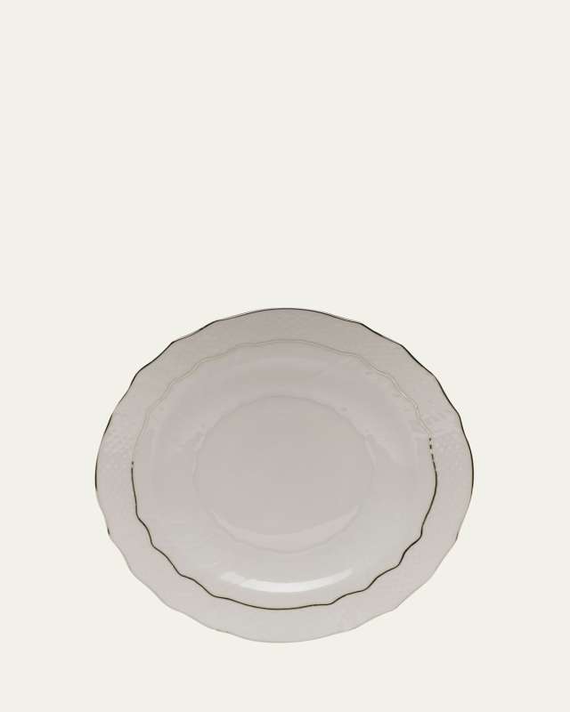 Platinum Edge Salad Plate